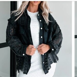 Black Lace Women's Jacket